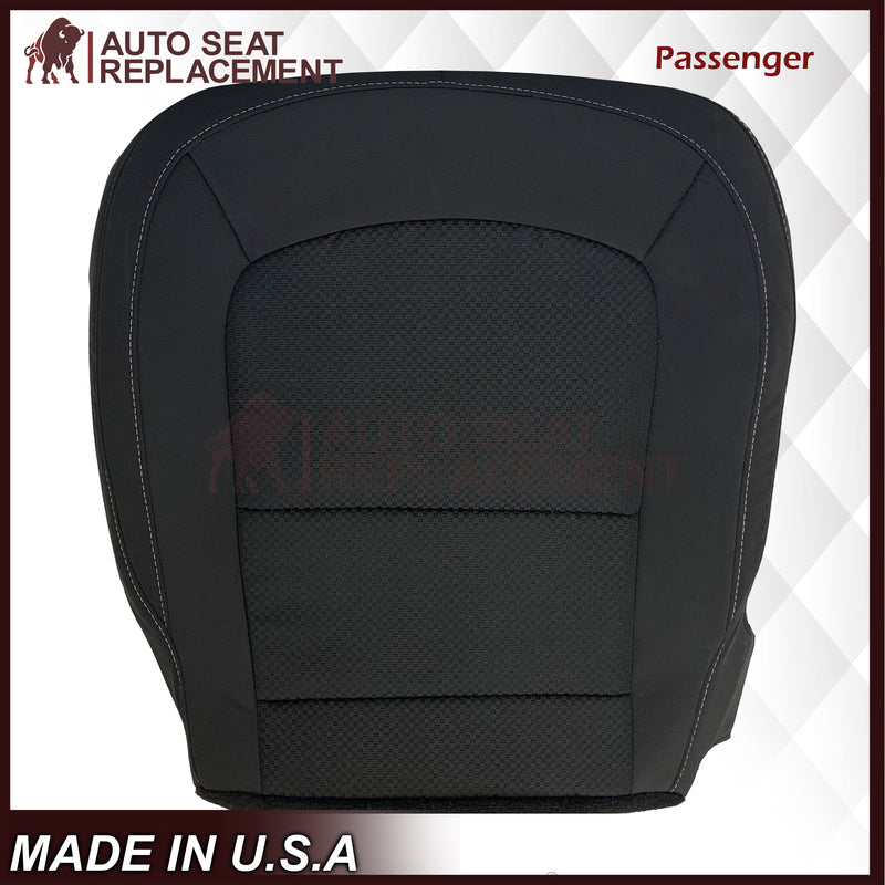 2015-2022 Chevy Colorado ZR2 LTZ LS Driver OR Passenger Side Bottom Cloth Seat Covers Black