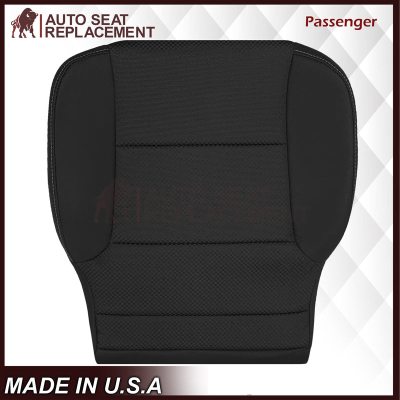 2014-2019 GMC Sierra SLE SLT Z71 Replacement Cloth Seat Cove: Black - Auto Seat Replacement