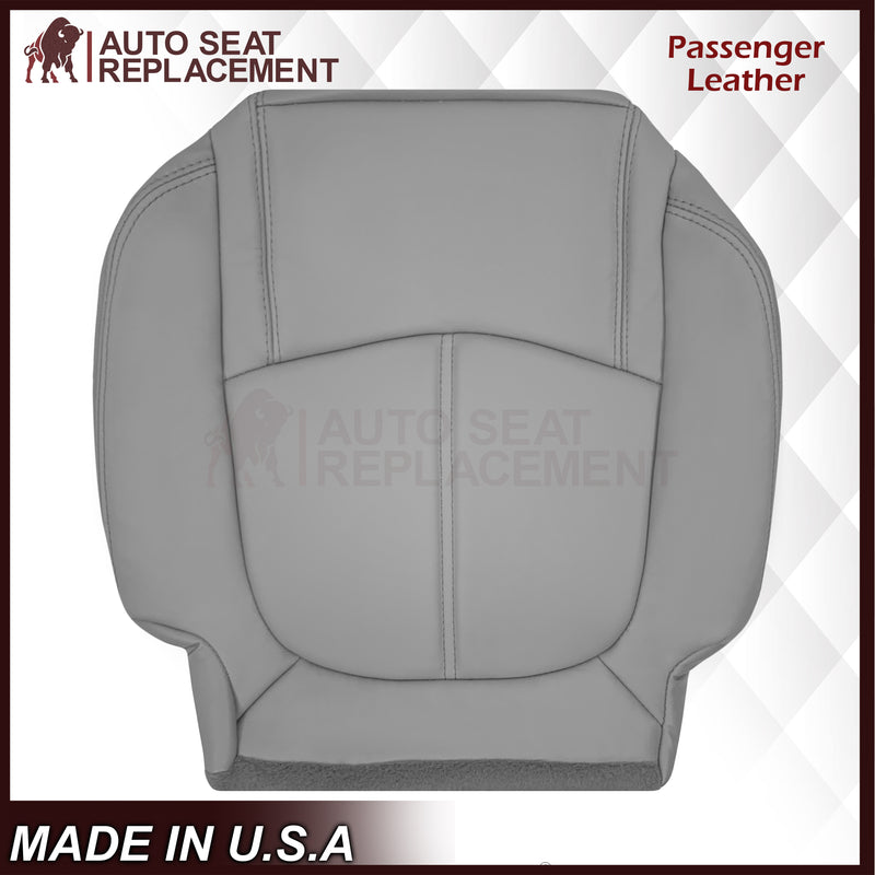 2008-2012 Buick Enclave Second Row Bottom Replacement Seat Covers In Gray: Choose Leather or Syn. Leather - Auto Seat Replacement