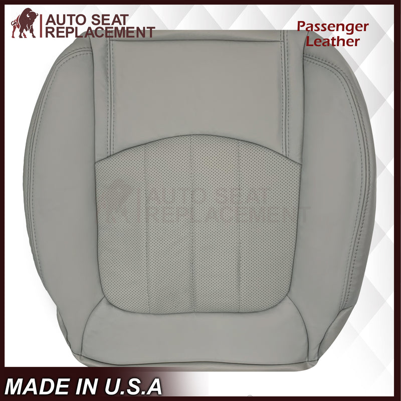 2009-2012 Chevrolet Traverse LT/LTZ Driver or Passenger Replacement Seat Cover: Perforated, Gray - Auto Seat Replacement