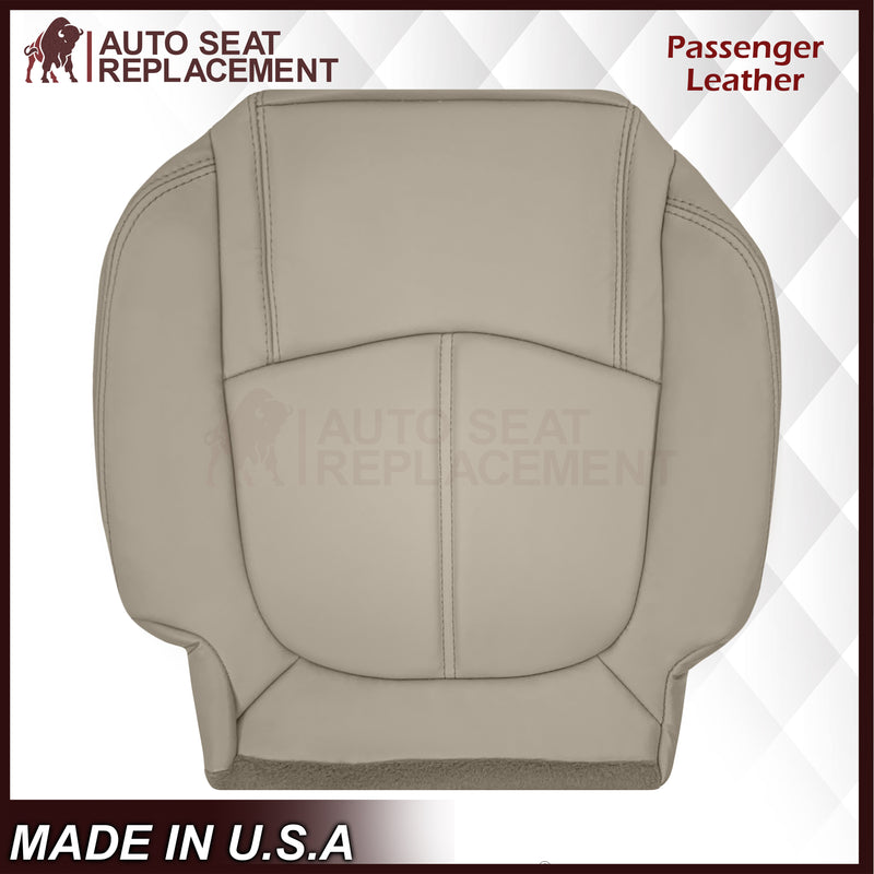 2008-2012 Buick Enclave Second Row Bottom Replacement Seat Covers In Tan: Choose Leather or Syn. Leather - Auto Seat Replacement