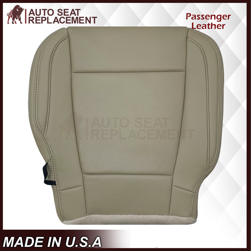 2015-2017 Ford F-150 Lariat Light Cashmere Tan Replacement Seat Covers in Genuine Leather or Synthetic Leather: Choose your pieces