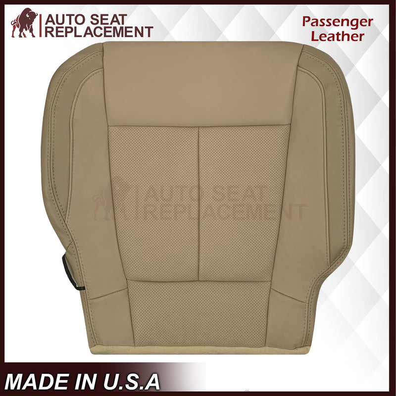 2018-2020 Ford F-150 Lariat Replacement Leather Seat Cover: Tan, Perforated - Auto Seat Replacement