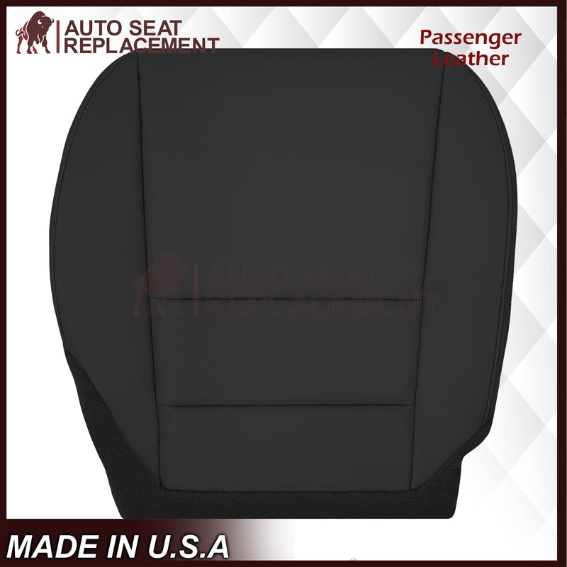 2007 - 2013 Acura MDX Driver Or Passenger Replacement Seat Covers: Non-Perforated Black