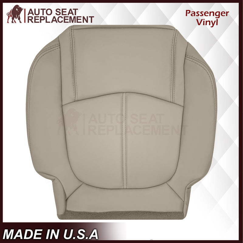 2008-2012 Buick Enclave Second Row Bottom Replacement Seat Covers In Tan: Choose Leather or Syn. Leather - Auto Seat Replacement