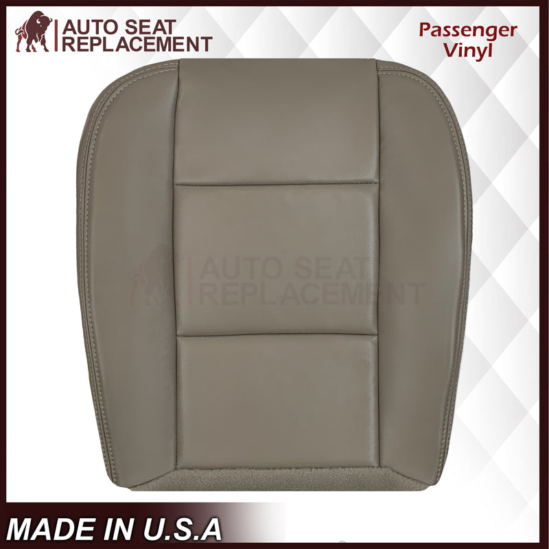 2004-2009 For For Dodge Durango HEMI SLT Synthetic Leather Bottom Seat Cover In Khaki Tan