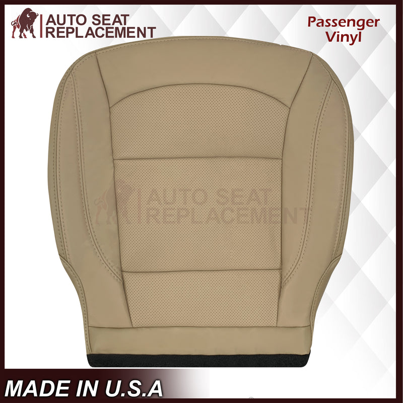 2016-2019 Ford Explorer Limited Replacement Leather or Synthetic Leather Seat Cover: Tan Perforated - Auto Seat Replacement