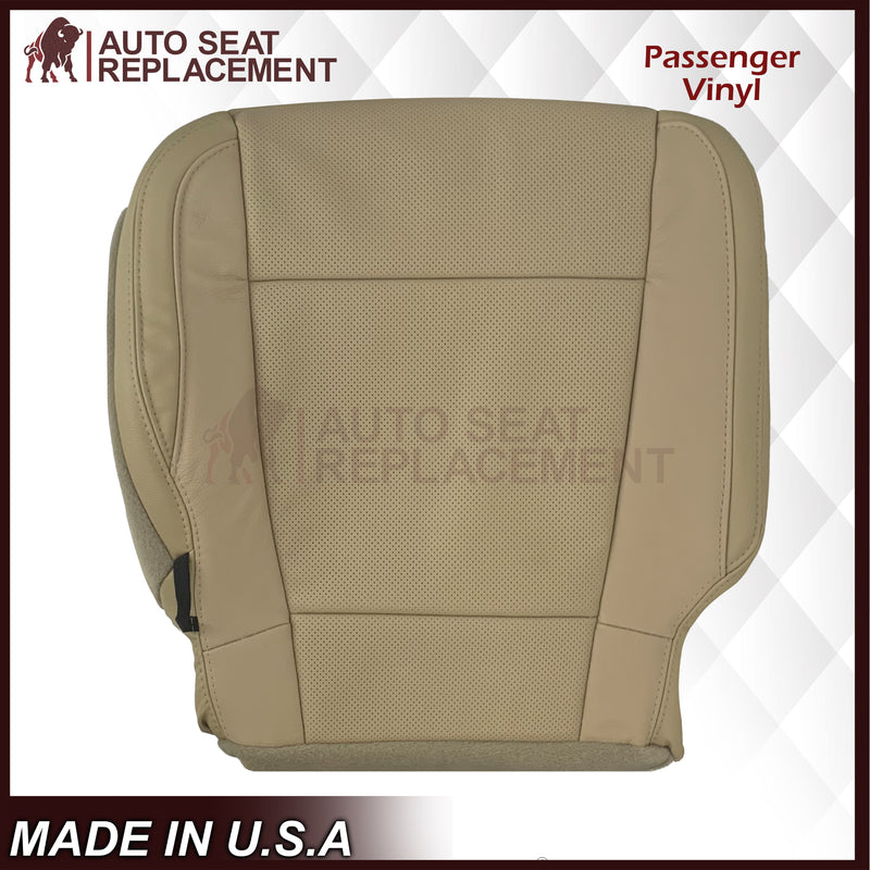 2015-2017 Ford F-150 Lariat Light Cashmere Tan Replacement Seat Covers in Genuine Leather or Synthetic Leather