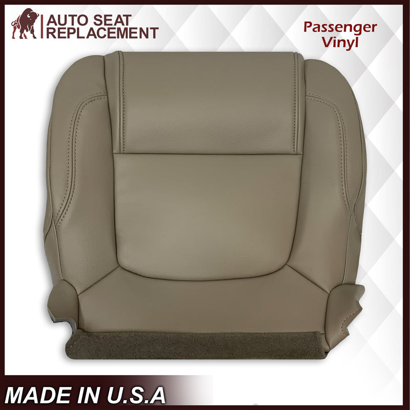 2011 - 2015 Ford Explorer Replacement Leather Bottom Seat Covers In Gray: Choose Leather OR Vinyl