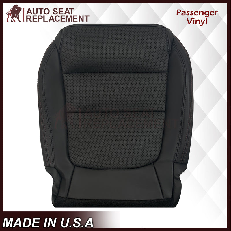 2013 to 2015 For Mazda CX-5 Driver Passenger Black Perforated Leather Seat Cover