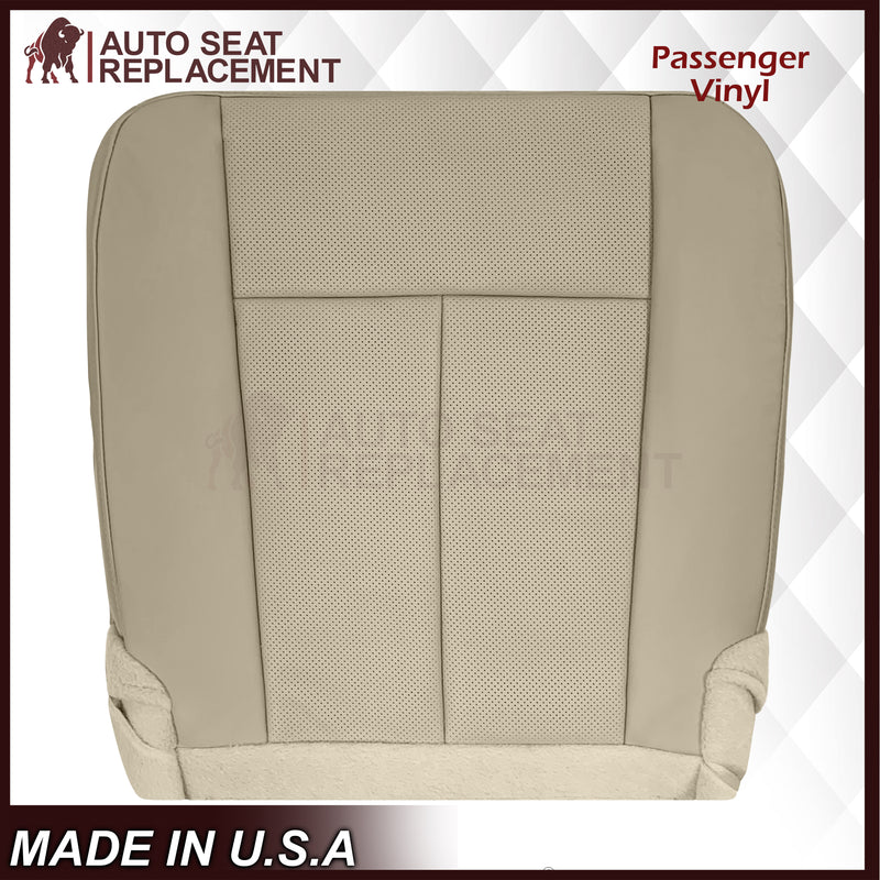 2007-2014 Ford Expedition Eddie Bauer/XLT Replacement Perforated Genuine Leather/Syn. Leather Seat Cover In Tan - Auto Seat Replacement