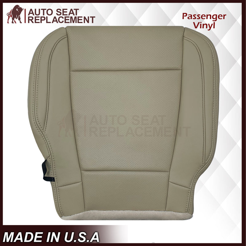 2015-2017 Ford F-150 Lariat Light Cashmere Tan Replacement Seat Covers in Genuine Leather or Synthetic Leather: Choose your pieces