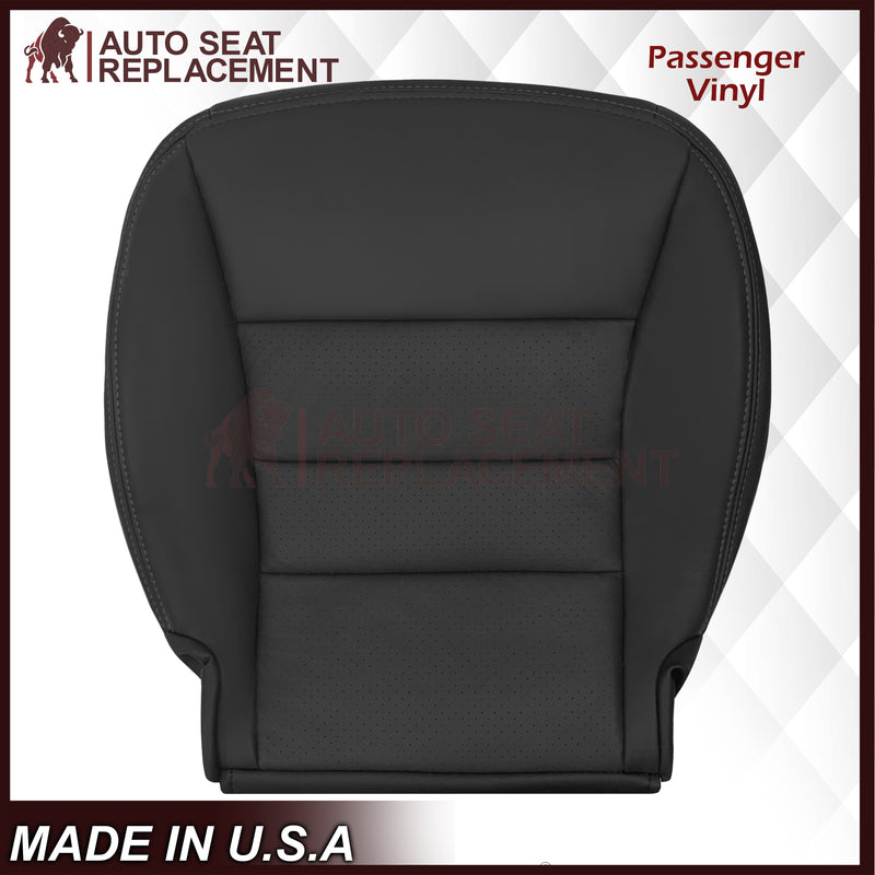 2005 - 2013 Chevy Corvette Replacement Black Perforated Seat Covers