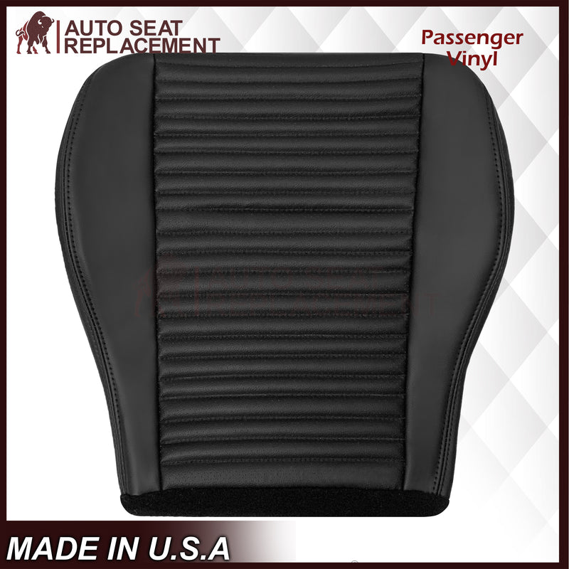 2003-2004 Ford Mustang Mach 1 ONE Replacement Leather Seat Cover in Ebony Black: Choose From Variation - Auto Seat Replacement