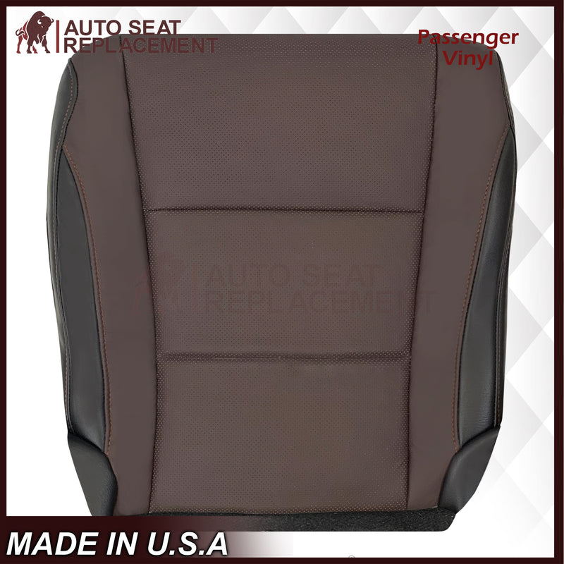 2016-2022 Lexus RX350 RX450h - Bottom GENUINE Leather Seat Cover: Brown Perforated