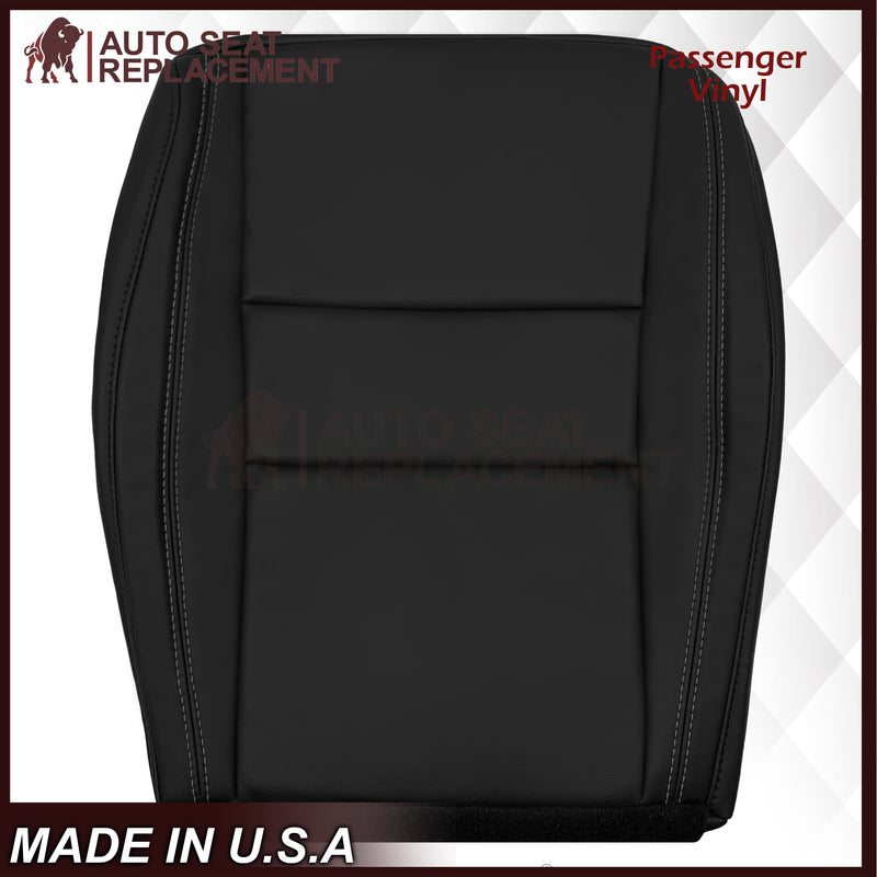 2011-2021 Jeep Grand Cherokee Overland Replacement Seat Cover: Black, Perforated