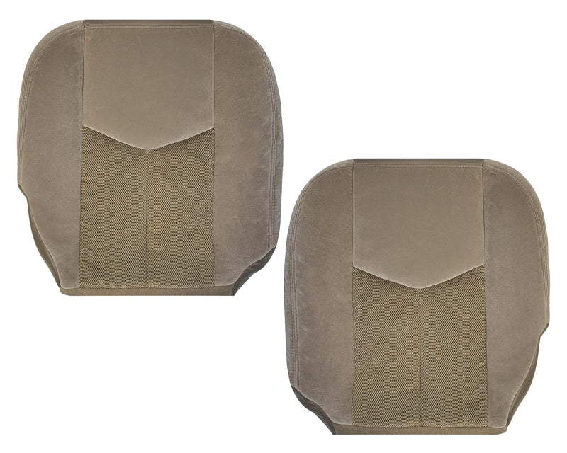 2003 2004 2005 2006 Chevy Silverado 1500 1500HD Cloth Seat Cover In Tan