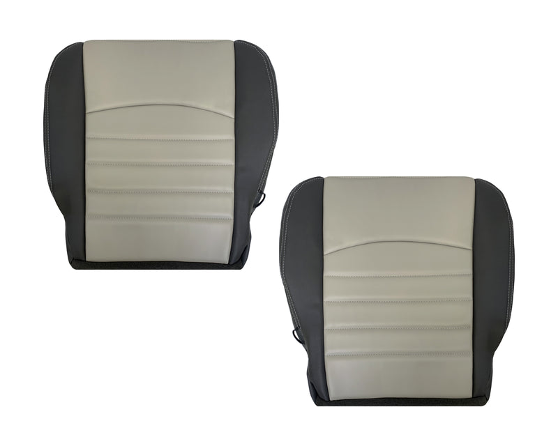 2009 2010 2011 2012 Dodge Ram Work Truck Replacement Vinyl Seat Covers 2-Tone Gray/Dark Gray: Choose your side - Auto Seat Replacement