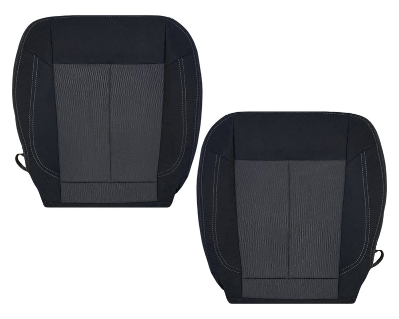2006-2010 Hummer H3 Adventure Replacement Seat Covers in Black Cloth (Fabric): Choose from variants