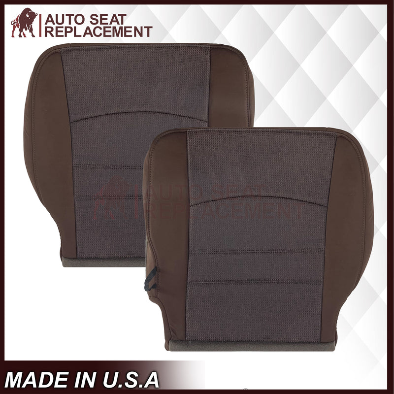 2013 - 2018 Dodge Ram 1500 2500 SLT Outdoorsman Cloth Seat Covers In Brown