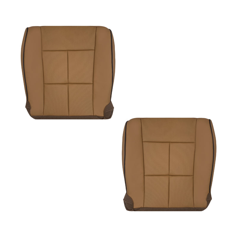 2011-2014 Lincoln Navigator Replacement Leather or Syn. Leather Seat Covers: Perforated, Canyon Tan