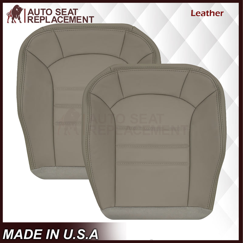 2002-2004 Jeep Liberty Replacement Seat Cover: Driver OR Passenger bottom Light Gray - Auto Seat Replacement