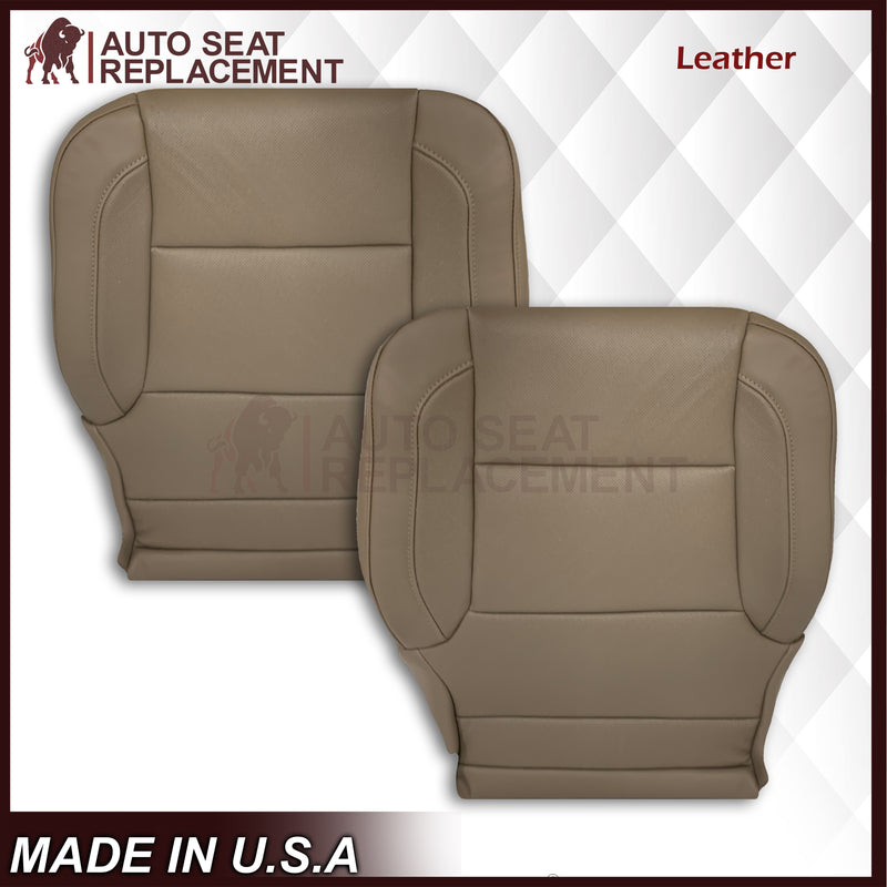 2014 - 2019 Chevy Silverado/GMC Yukon/ Tahoe/ Suburban Perforated Replacement Seat Covers in Tan