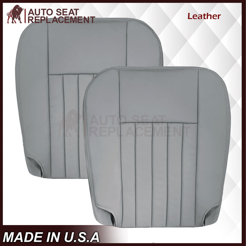 2003 2004 Lincoln Navigator Replacement Seat Covers in Gray: Choose Genuine Leather or Vinyl - Auto Seat Replacement