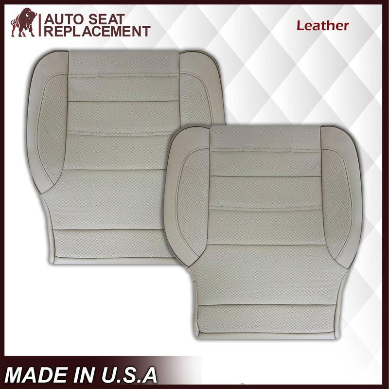 2014 2015 2016 2017 2018 2019 GMC Yukon Denali Perforated Leather Seat Cover Replacement In Shale Tan: Choose from variant