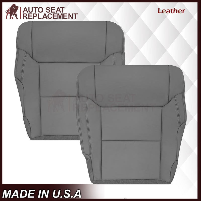 2014-2021 Toyota Tundra Work Truck Driver OR Passenger Side Replacement Leather OR Synthetic Leather Seat Cover: Graphite Gray