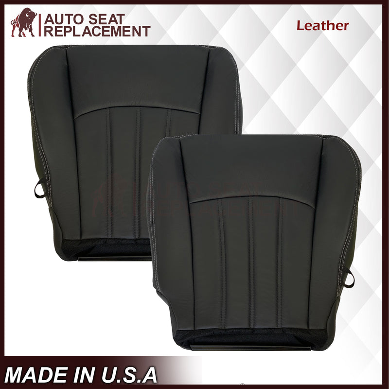 2009 - 2012 Dodge Ram 1500 2500 3500 Laramie Replacement Seat Covers in Dark Slate (Dark Gray)