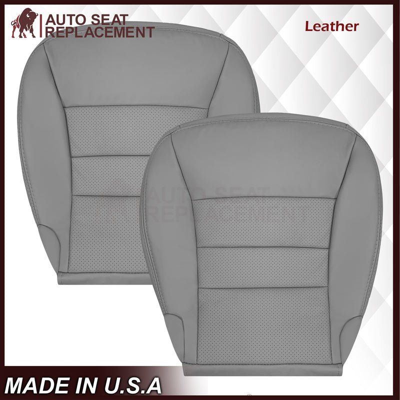 2005-2013 Chevy Corvette C6 Replacement Seat Covers: Gray Perforated