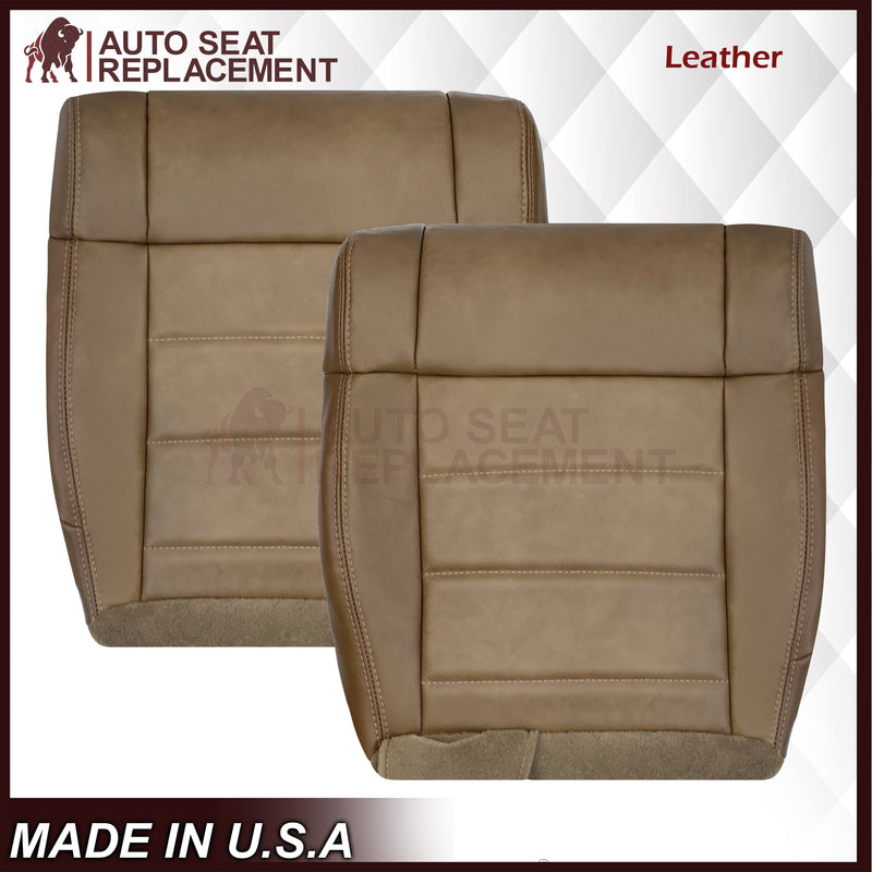 2007-2012 Jeep Wrangler-Replacement Driver OR Passenger Side Seat Cover In Dark Saddle - Auto Seat Replacement