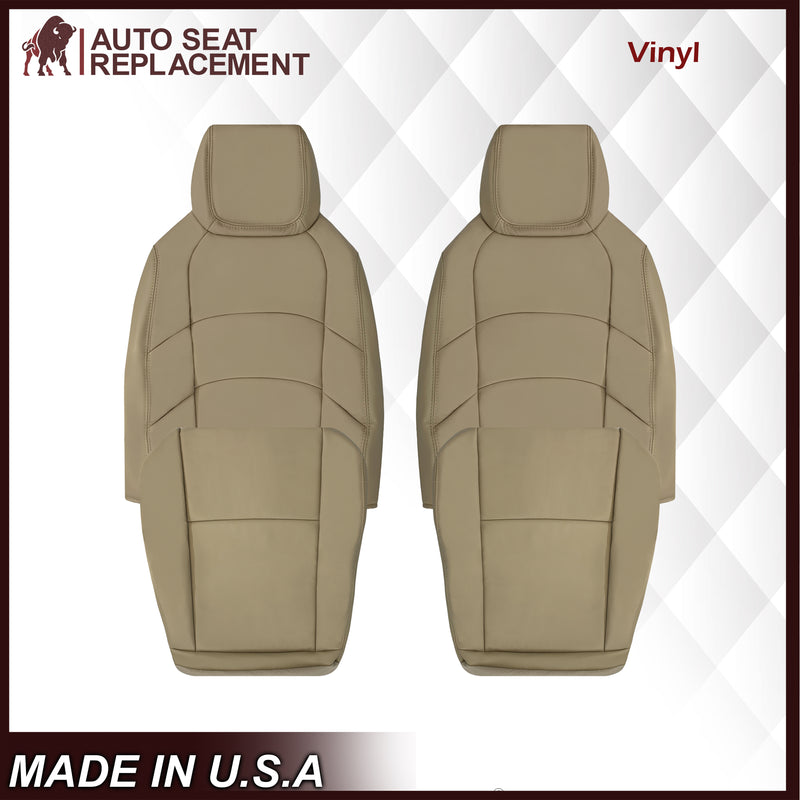 2009-2014 Ford E350 E450 E550 Econoline Van Replacement Seat Covers In Tan