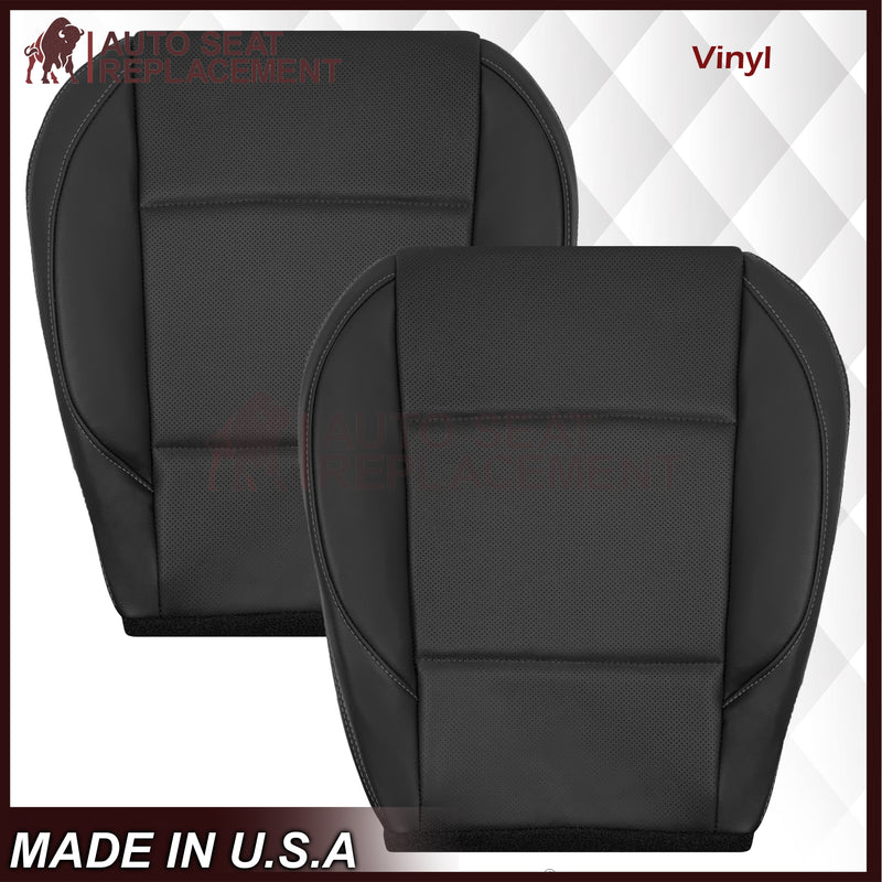 2015-2019 Subaru Outback LIMITED Replacement Leather Seat Covers: Perforated, Black - Auto Seat Replacement