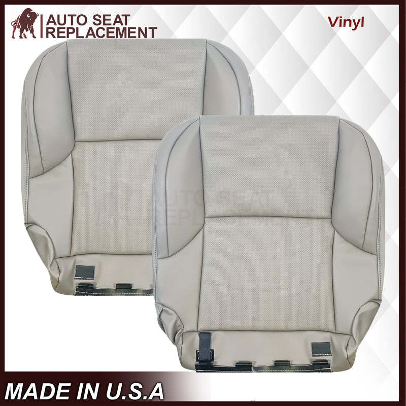 2010-2021 Lexus GX460 Replacement Perforated Synthetic Leather Seat Cover: Ecru “Off-White/Cream” Perforated