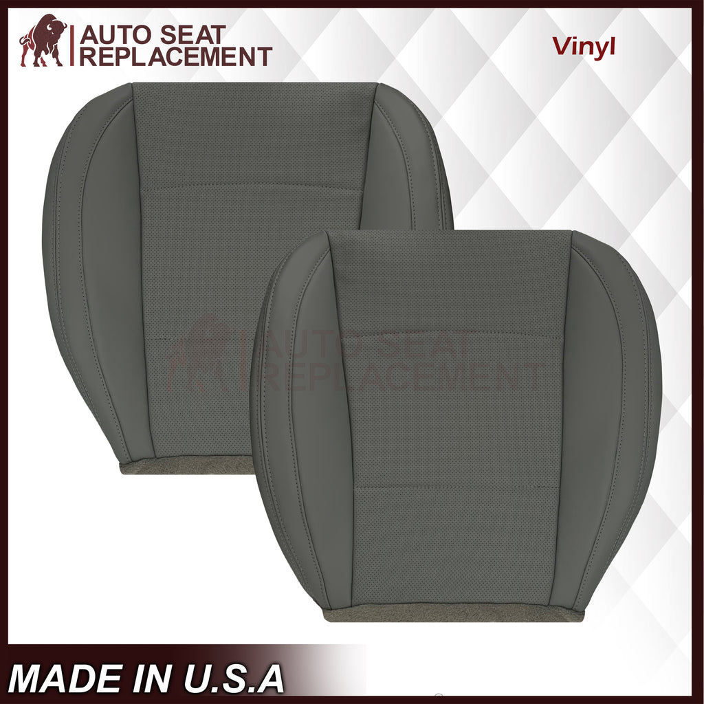 2015-2017 Subaru Outback Replacement Gray Perforated Seat Covers: Choose Your Side