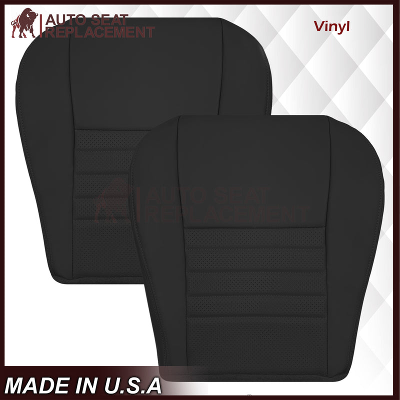 1999-2004 Ford Mustang GT Convertible Replacement Seat Cover in Dark Charcoal Black: Choose From Variation