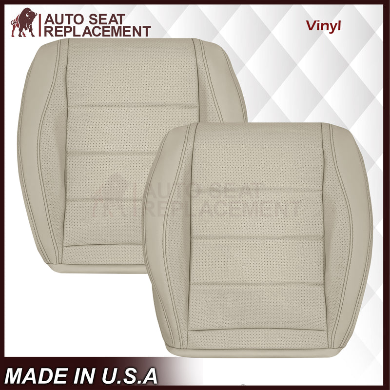 2020 - 2025 Mercedes Benz GLE350 GLE450 Bottom Perforated Replacement Seat Cover In Light Tan (Beige) - Auto Seat Replacement