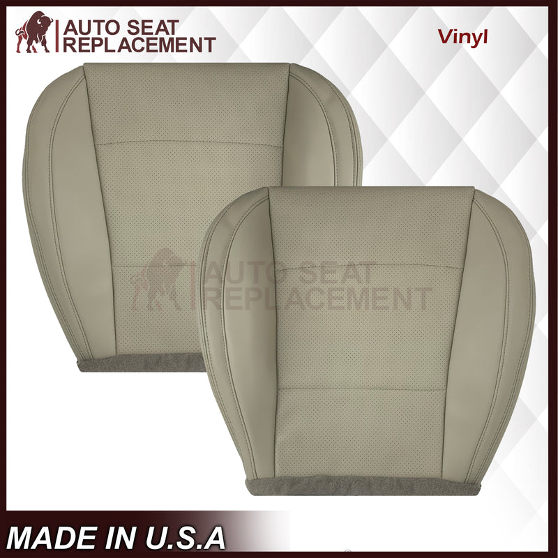 2015-2017 Subaru Outback Replacement Ivory Tan Perforated Seat Covers: Choose Your Side