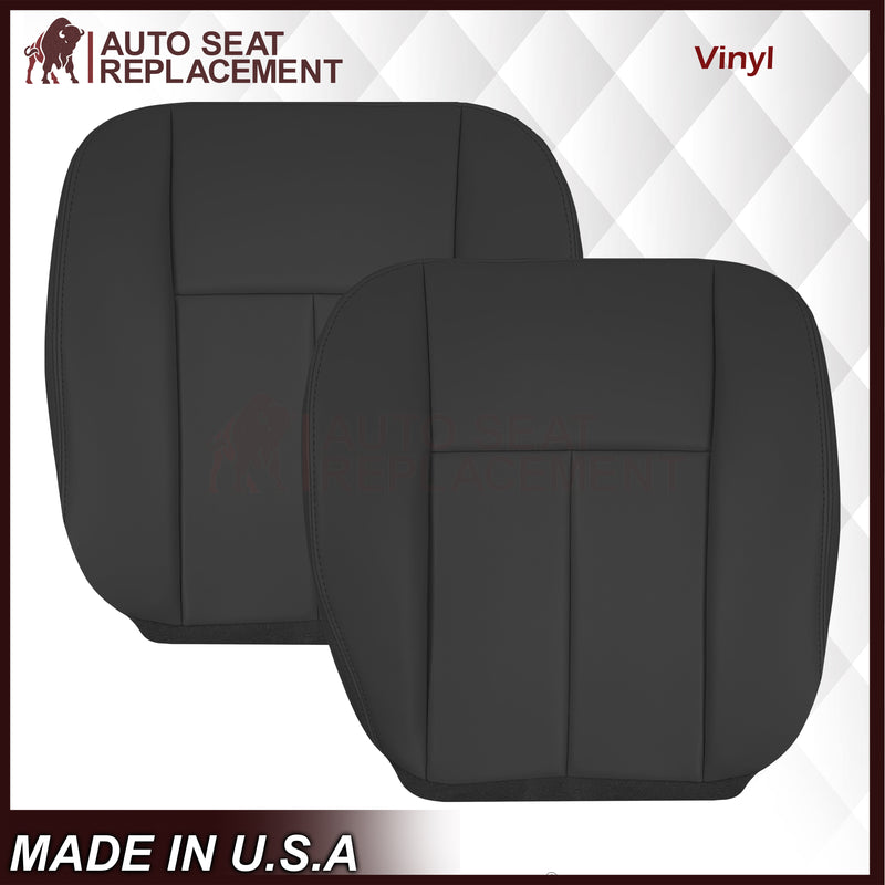 2005-2009 Chevy Trailblazer EXT LT - Replacement Leather Seat Cover In Black