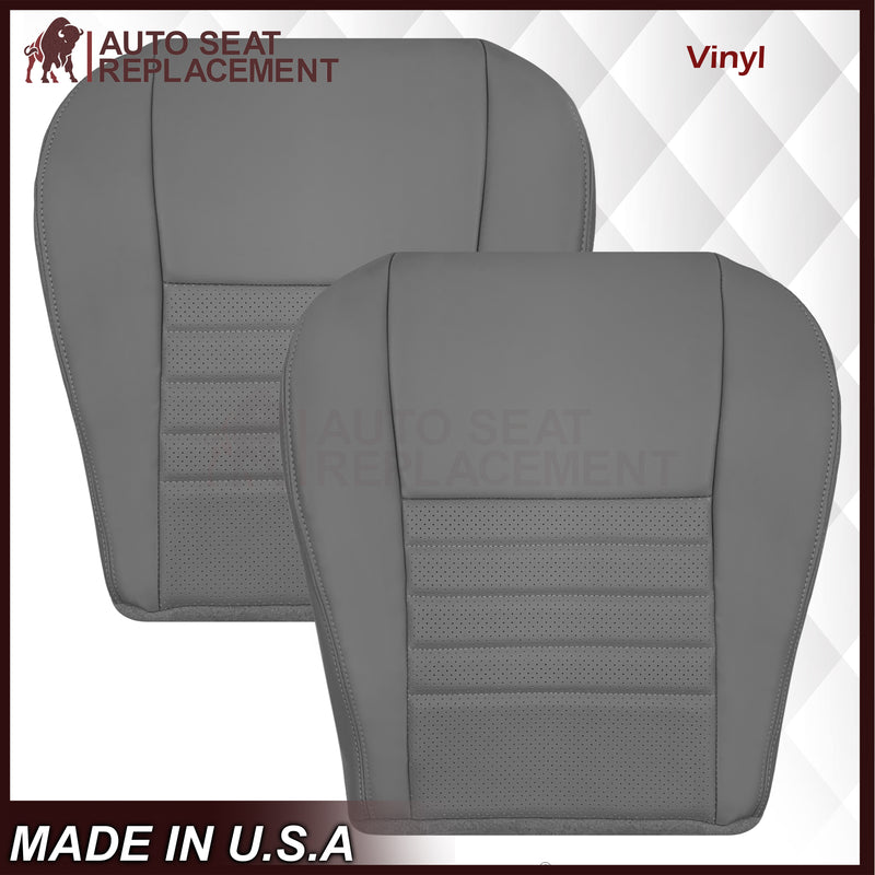1999-2004 Ford Mustang GT Convertible Replacement Seat Cover In Medium Graphite Gray