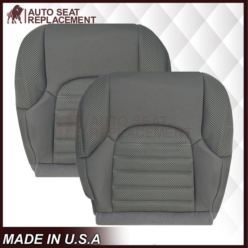 2005 - 2015 Nissan Pathfinder-Xterra Replacement Bottom Gray Cloth (Fabric) Material Seat Cover - Auto Seat Replacement