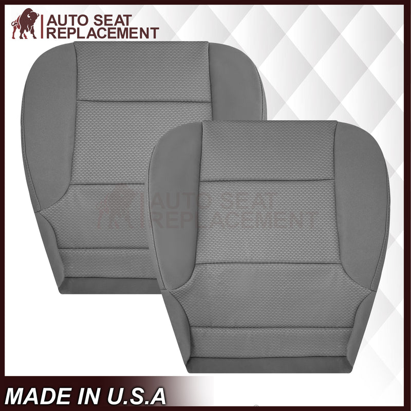 2014-2019 Chevy Silverado LS LT Z71 Replacement Cloth Seat Cover: Gray - Auto Seat Replacement