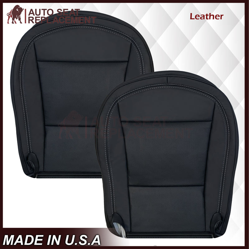 2005 - 2013 Chevy Corvette Replacement Seat Covers: Z7 Black Perforated