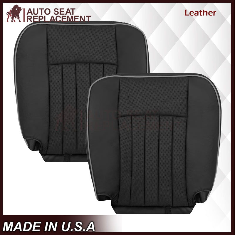 2003 - 2006 Lincoln Navigator Replacement Seat Covers in Black: Choose Genuine Leather or Vinyl - Auto Seat Replacement