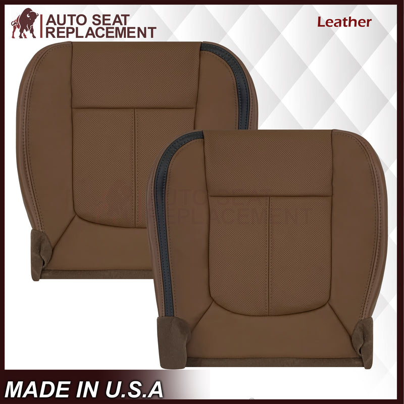 2013-2016 Ford F-250 F-350 F-450 F-550 Platinum Edition Replacement Seat Cover In Pecan Brown: Choose From Variants - Auto Seat Replacement
