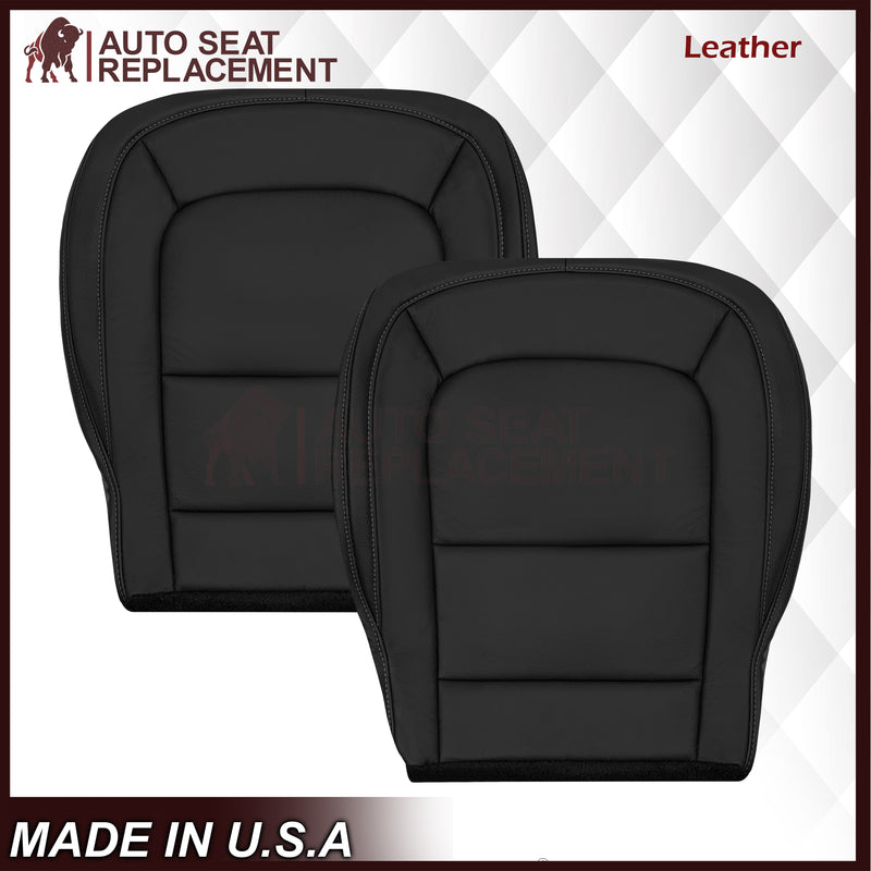 2015-2022 Chevy Colorado LT ZR2 LTZ LS Replacement Seat Covers In Black: Choose In Leather or Vinyl