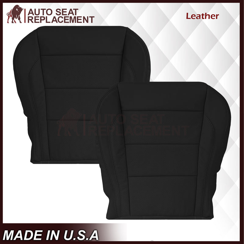 2007 - 2010 Jaguar XK XK-R Genuine Leather OR Synthetic Leather Seat Covers In Black