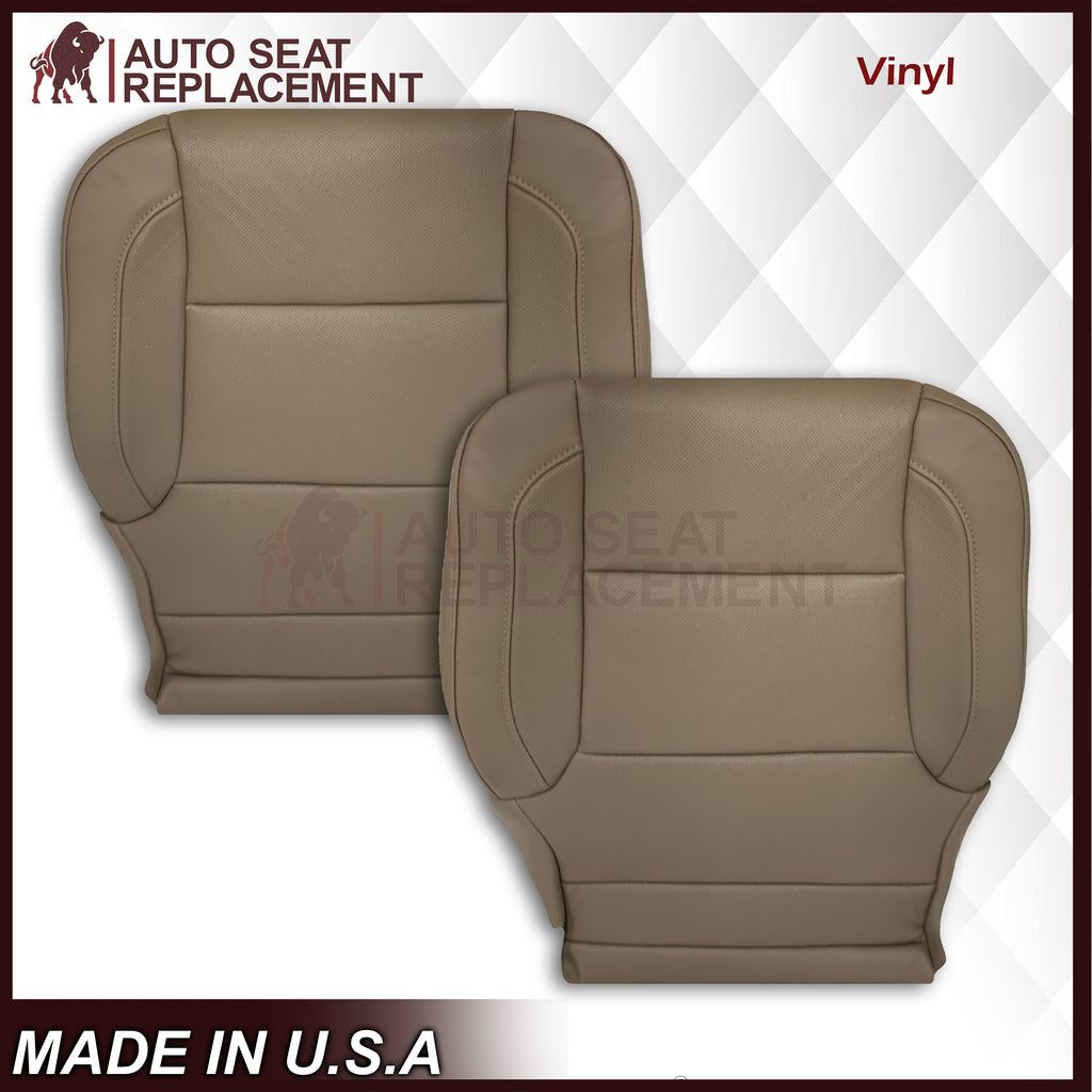 2014 - 2019 Chevy Silverado/GMC Yukon Perforated Replacement Seat Covers in Tan